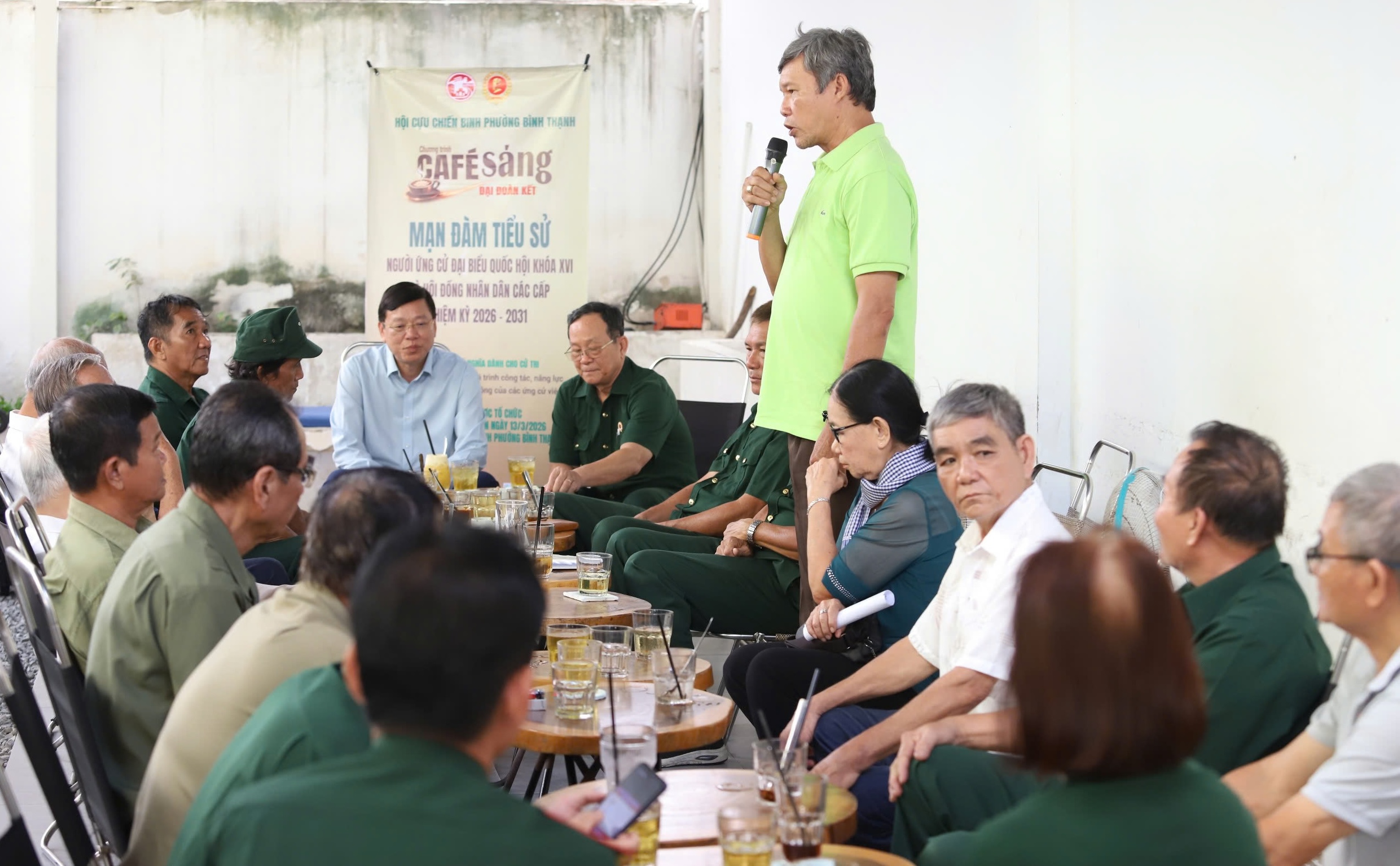 TPHCM: Từ ly cà phê đến lá phiếu - cách Bình Thạnh giúp cử tri 