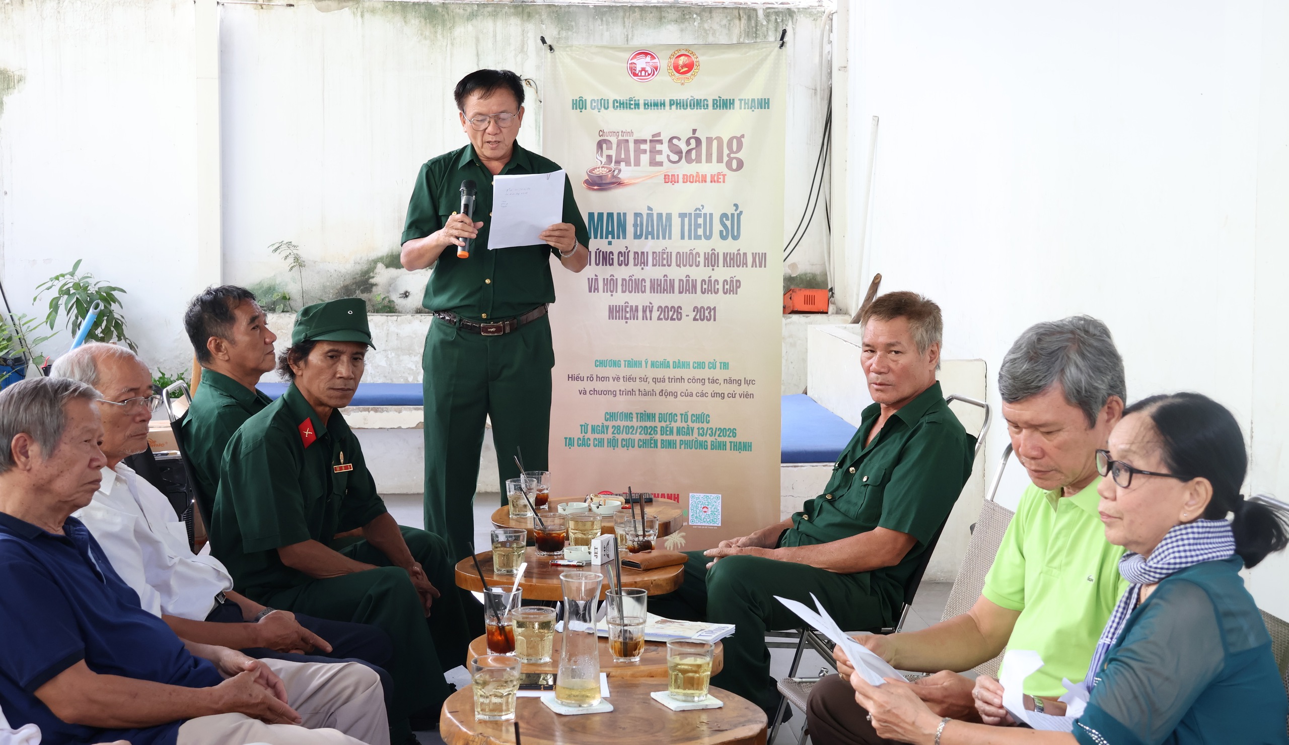 TPHCM: Từ ly cà phê đến lá phiếu - cách Bình Thạnh giúp cử tri 