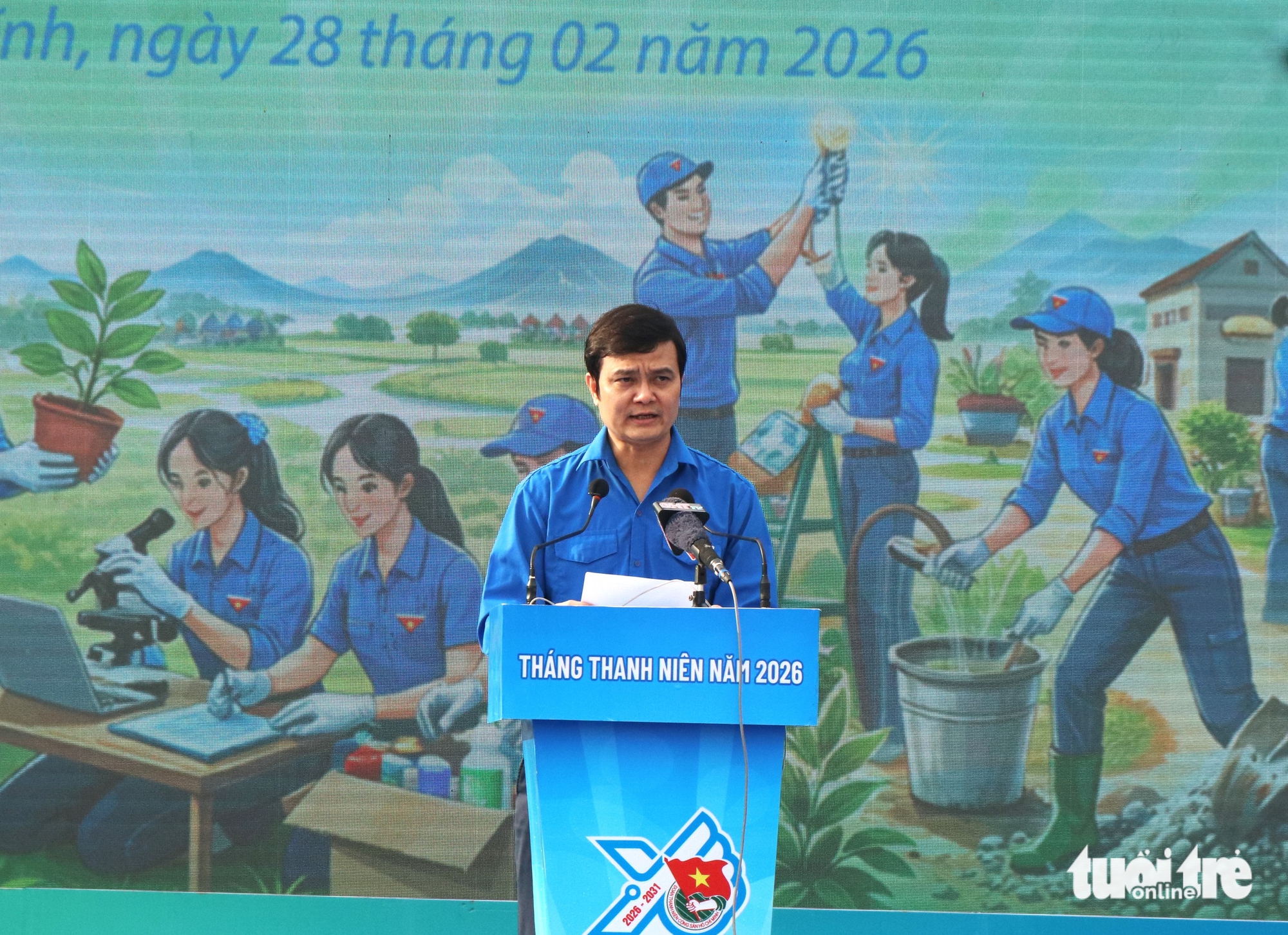 Phó thủ tướng Phạm Thị Thanh Trà dự lễ ra quân Tháng thanh niên tại Hà Tĩnh - Ảnh 4.