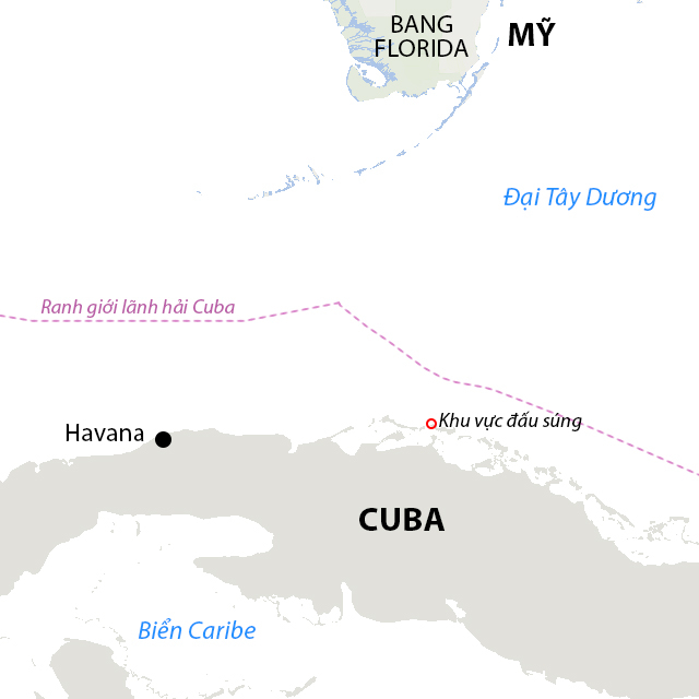 Vị trí xảy ra đấu súng ngày 25/2. Đồ họa: WP