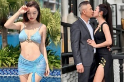 "Hoa hậu 4 con" Jennifer Phạm diện váy xẻ tới đùi say đắm hôn chồng đại gia, dân tình ủng hộ "sinh thêm bé nữa"