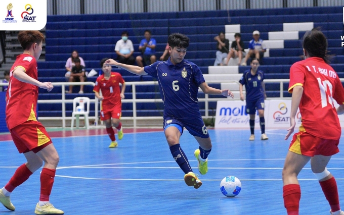 Để thua Thái Lan 2-4 ở bán kết giải futsal nữ Đông Nam Á 2026, tối 28/2, Việt Nam trở thành cựu vô địch Ảnh: FA