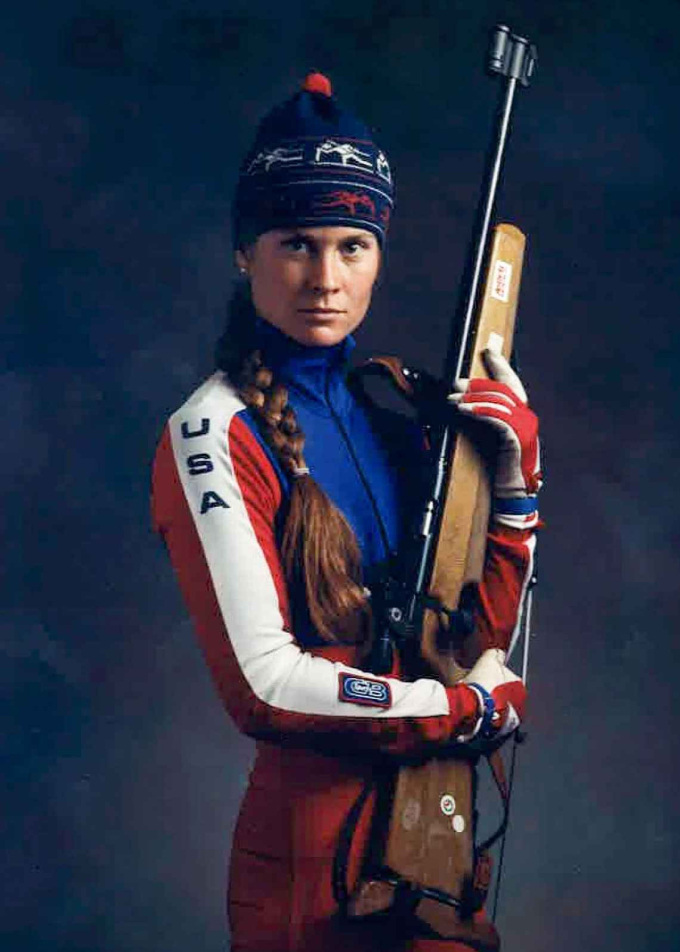 Kari Swenson là vận động viên biathlon. Ảnh: ESPN