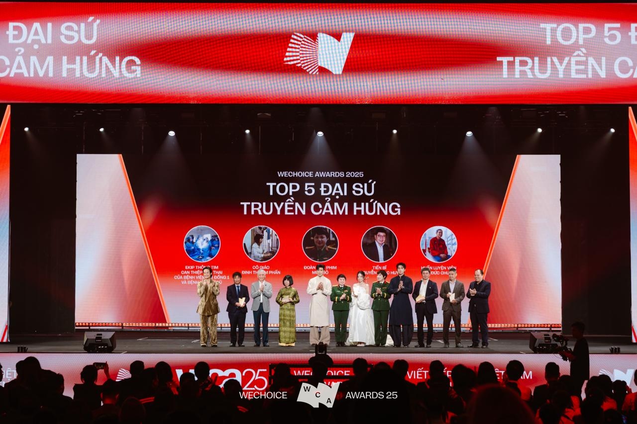 5 Đại sứ truyền cảm hứng tại WeChoice Awards 2025: Họ là ai?- Ảnh 1.