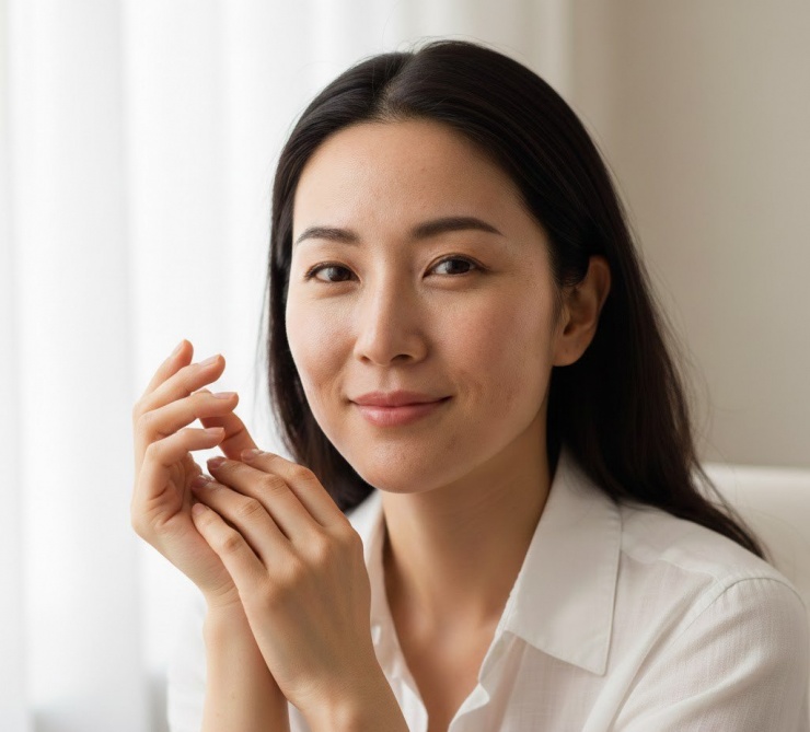 Những đốm nắng dù rất mờ nhưng là dấu hiệu của lão hóa sớm, cần xử lý ngay để tránh ngày càng đậm màu.