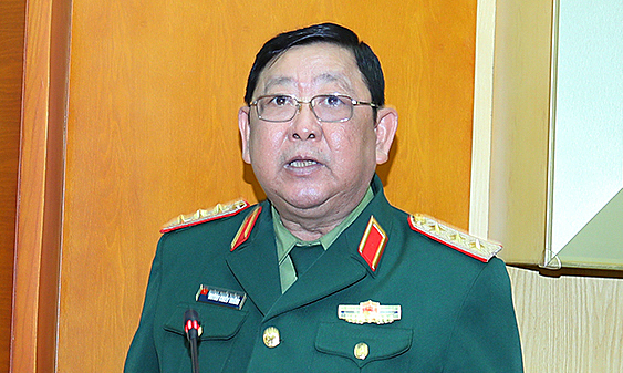 Thượng tướng Huỳnh Chiến Thắng. Ảnh: Bộ Quốc phòng