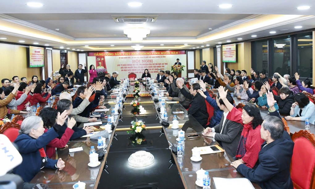 6 Ủy viên Bộ Chính trị ở phường Ba Đình ứng cử đại biểu Quốc hội khóa XVI - 1