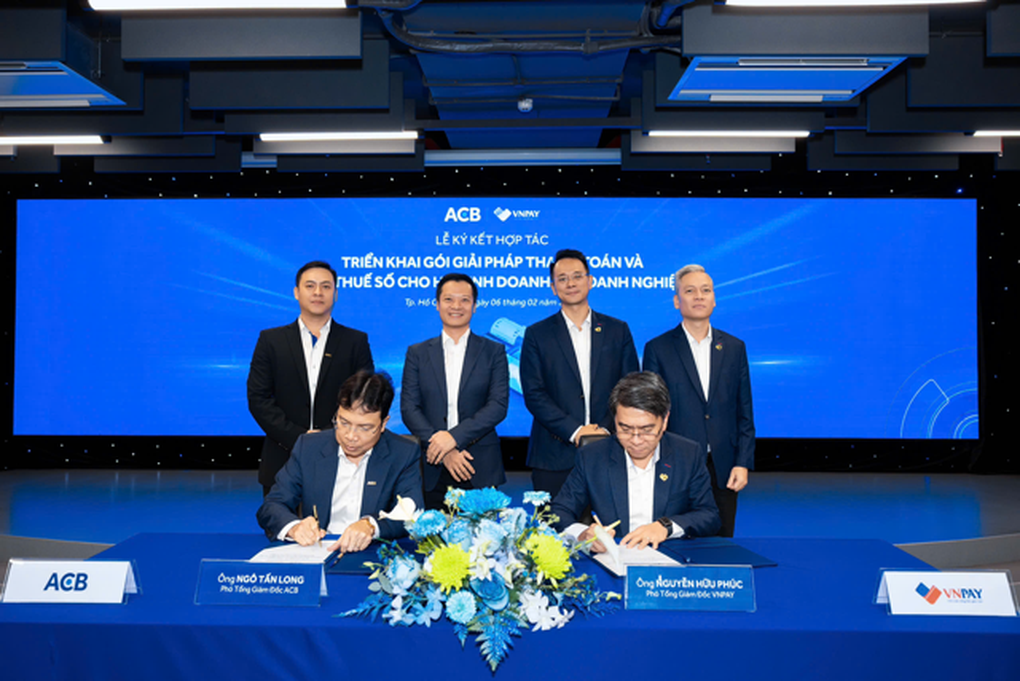 ACB hợp tác VNPAY giúp hộ kinh doanh, doanh nghiệp dễ dàng thanh toán và nộp thuế số - 1
