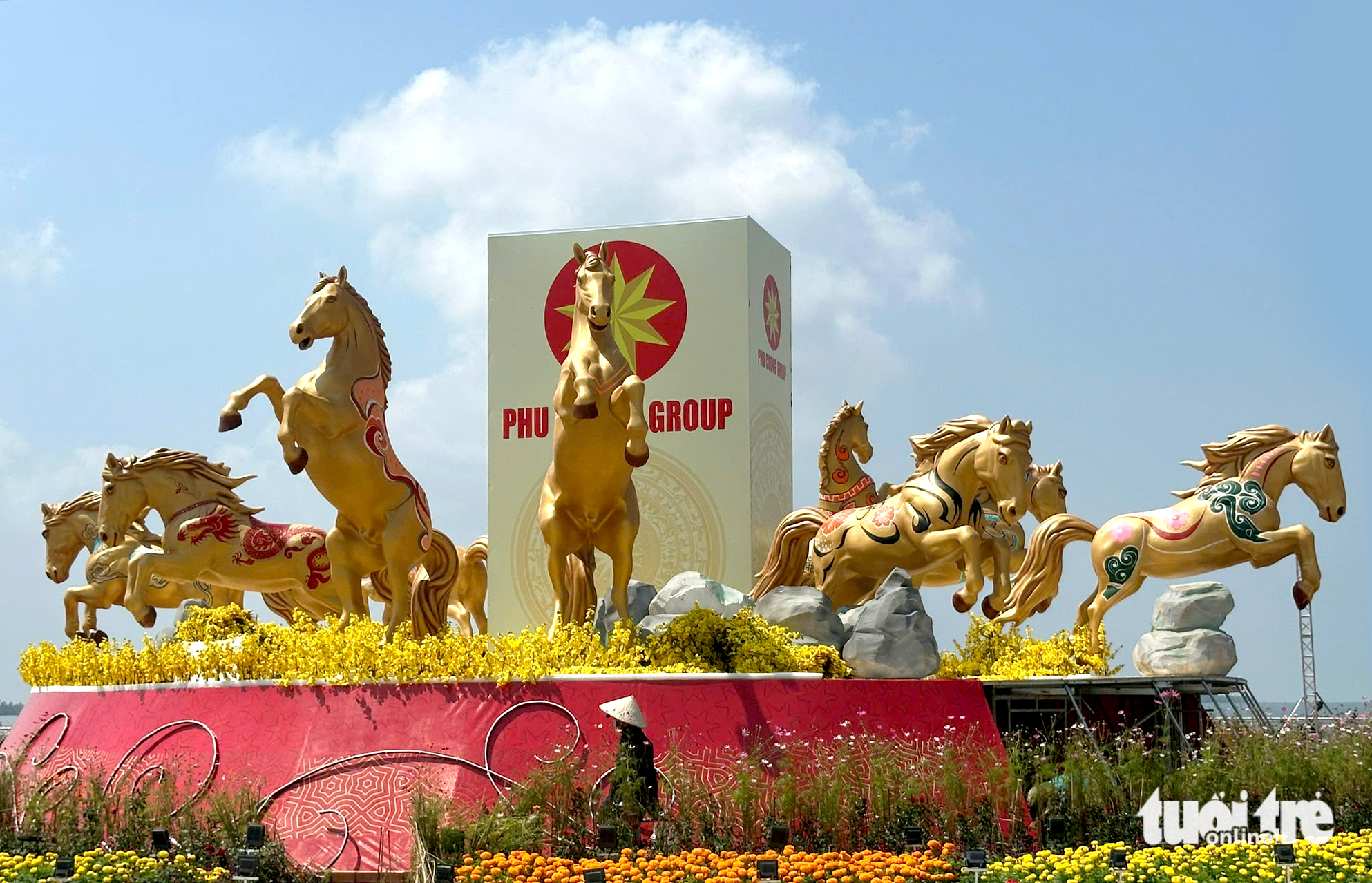 An Giang làm đại cảnh Mã đáo thành công được người dân ưa thích - Ảnh 1.