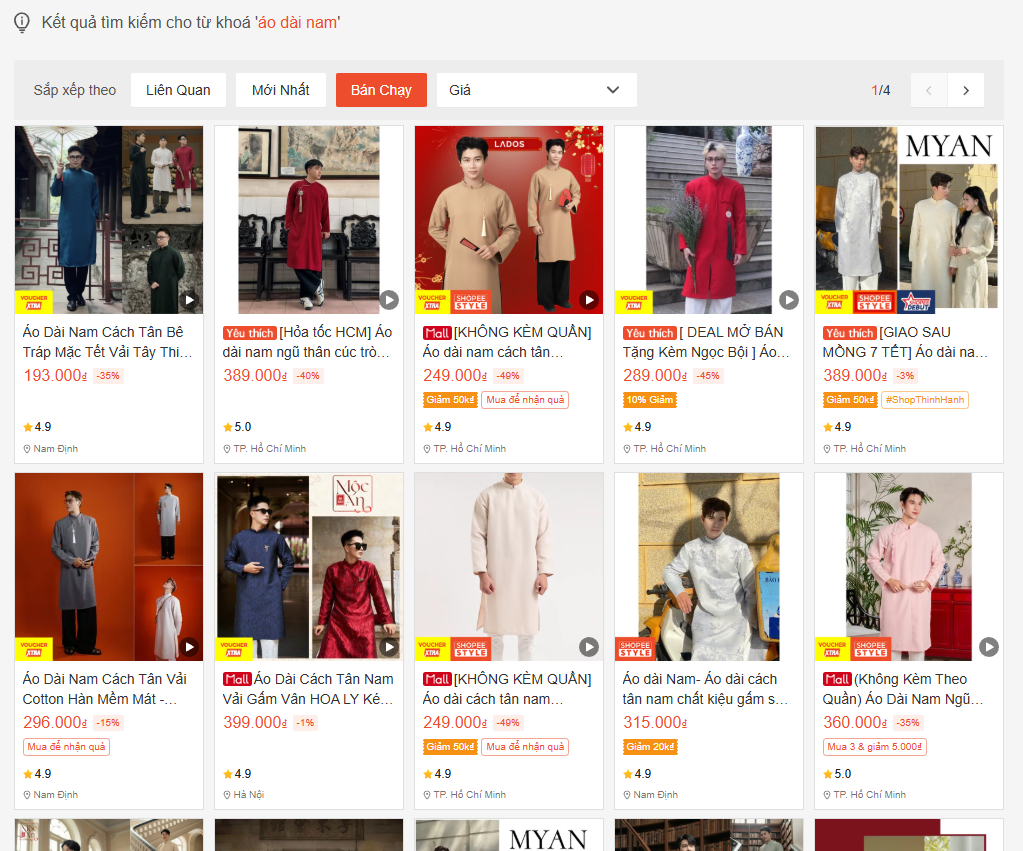 Áo dài nam ngày càng đẹp và nhất định bạn phải cho chồng yêu diện một bộ Tết này- Ảnh 1.