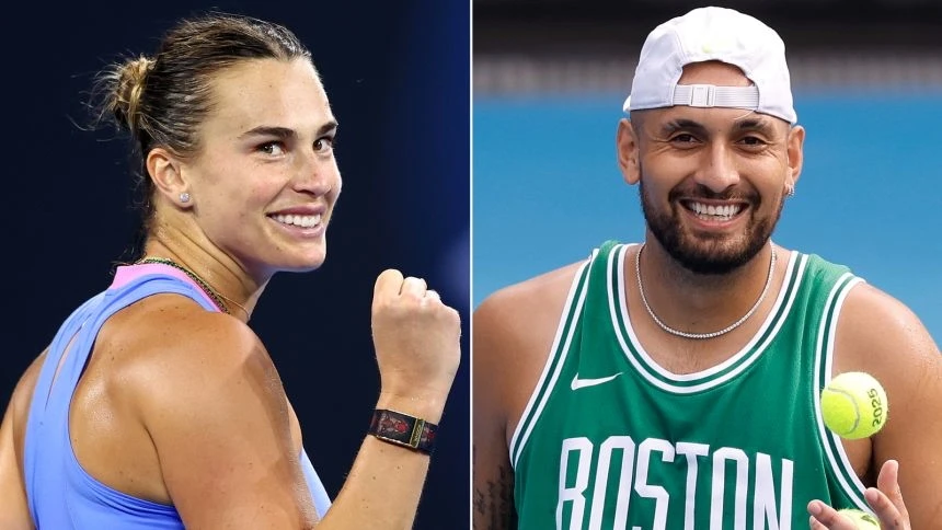 Sabalenka thách đấu Bad boy Úc - Nick Kyrios. Ảnh: NTS Bad boy Úc