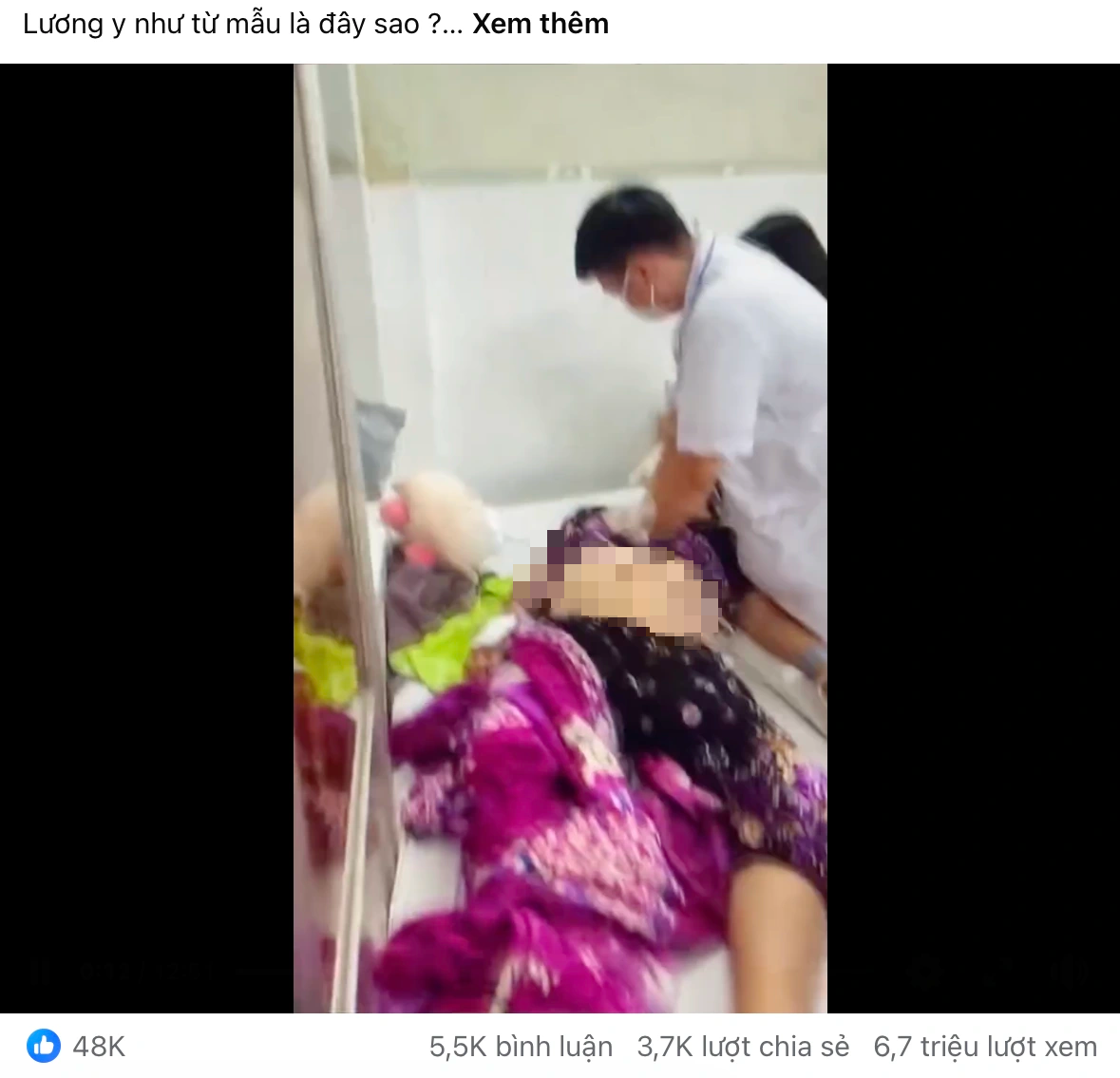 Bệnh viện Cà Mau báo cáo về ca tử vong bị người nhà livestream gây xôn xao  - Ảnh 1.