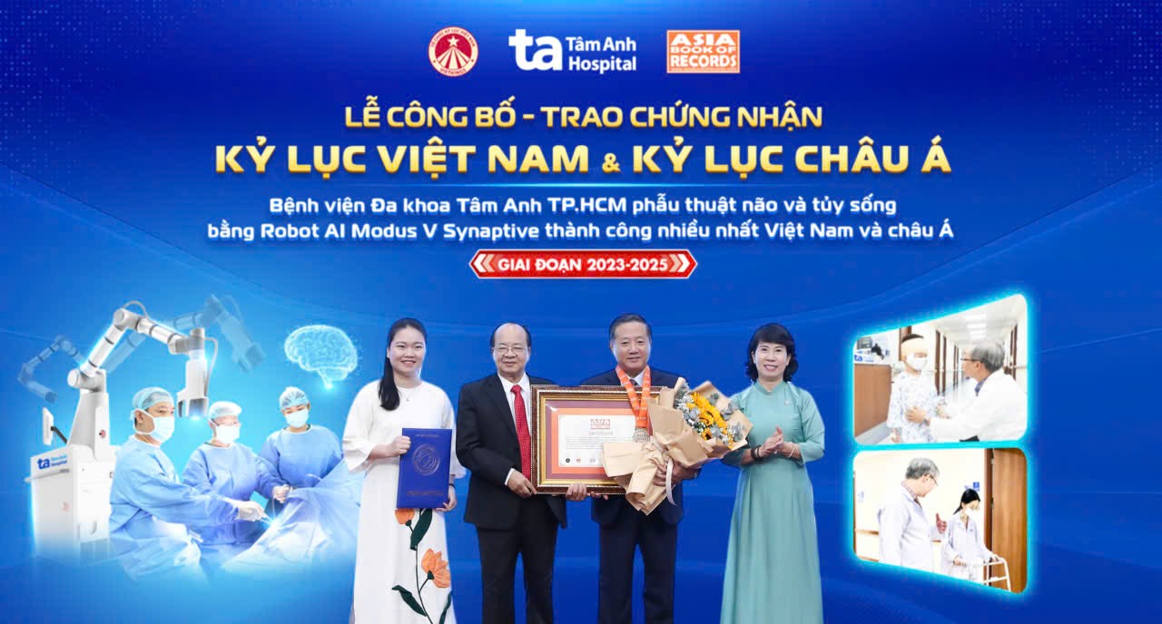 Bệnh viện đa khoa Tâm Anh TP.HCM lập kỷ lục Việt Nam, châu Á- Ảnh 1.