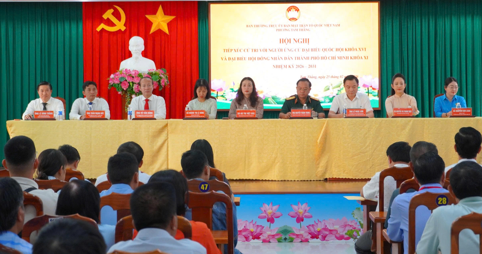 Phường Tam Thắng tổ chức hội nghị tiếp xúc cử tri chuẩn bị cho bầu cử 2026 - Ảnh 1.