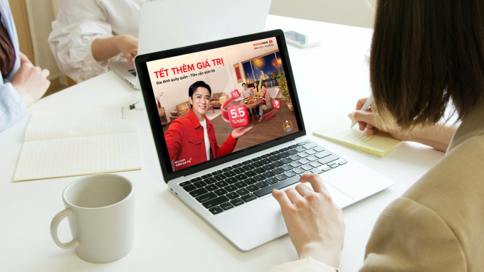 Techcombank Sinh lời tự động ưu đãi lãi suất tới 5,5% một năm. Ảnh: Techcombank