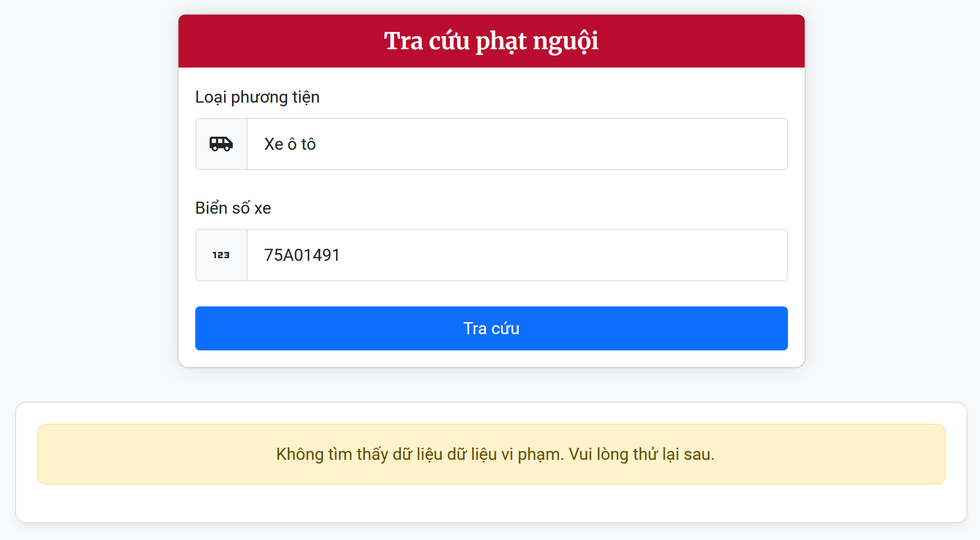 Cách kiểm tra lỗi phạt nguội giao thông sau những chuyến đi chơi Tết - 4