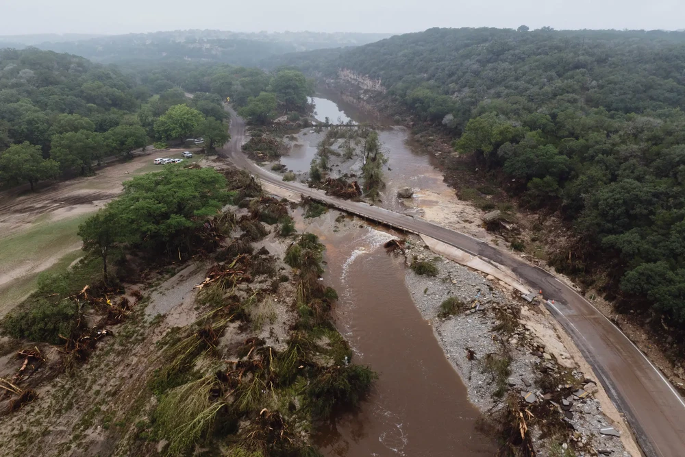 thảm họa lũ quét, thiên tai, cảnh báo sớm, lũ quét ở Texas 2.png