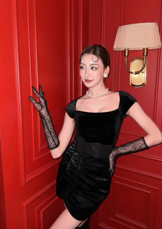 Chiếm mọi ánh nhìn trong mọi bữa tiệc đầu năm với găng tay ren mỏng- Ảnh 6.