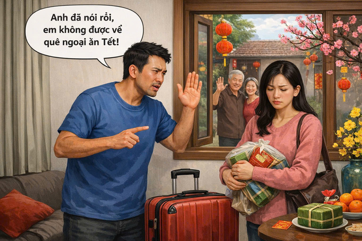 Chồng không cho vợ về nhà ngoại ăn Tết, cẩn thận bị phạt 10 triệu đồng- Ảnh 1.