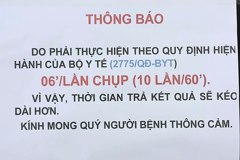 Chụp X-quang đủ 6 phút mới thanh toán: BHXH nói gì? - 1