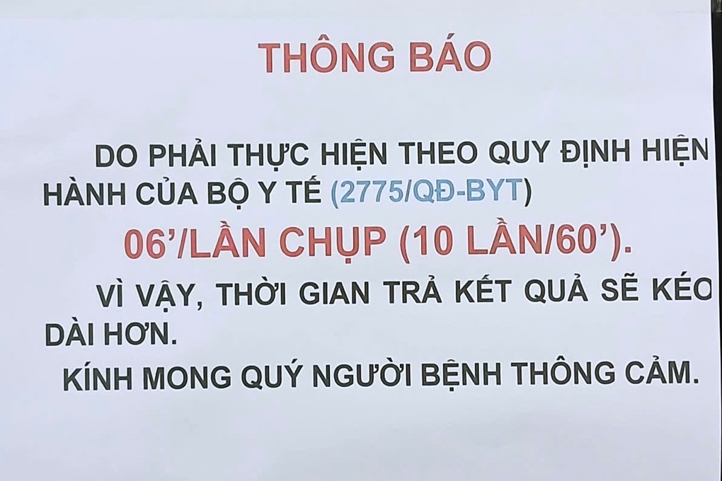 Chụp X-quang phải đủ 6 phút mới được bảo hiểm chi trả: Bộ Y tế nói gì? - 1