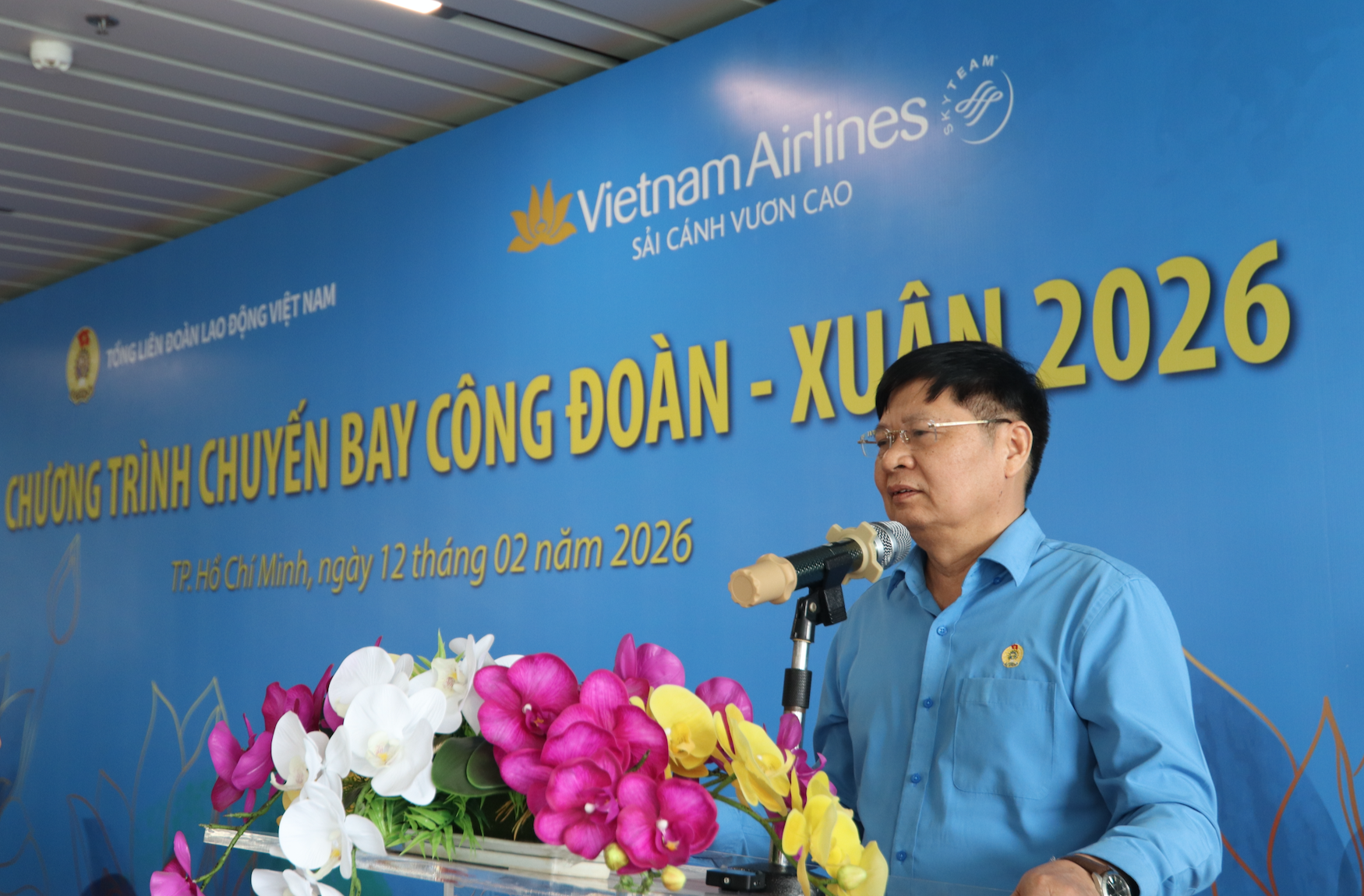 Chuyến bay Công đoàn đưa hơn 1.050 công nhân về quê đón Tết - Ảnh 1.