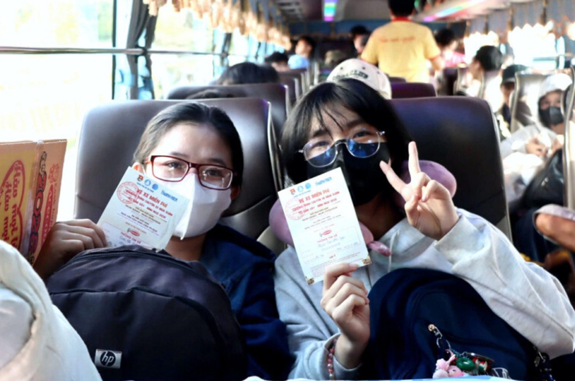 vé xe miễn phí - Ảnh 1.