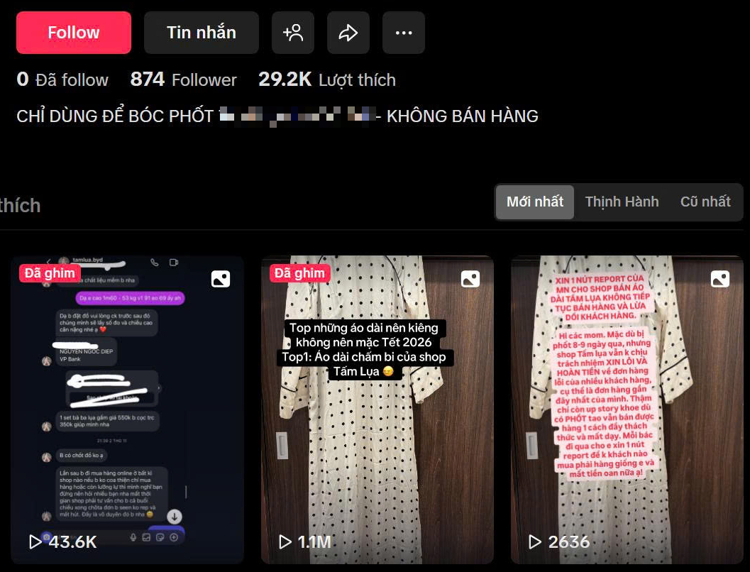 Cô gái khóc thét vì mua áo dài 1,2 triệu khác xa ảnh mẫu, tức nhất là thái độ Cô gái khóc thét vì mua áo dài 1,2 triệu khác xa ảnh mẫu, tức nhất là thái độ