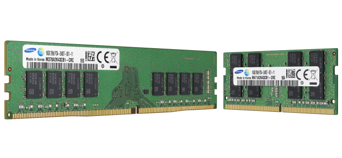 RAM DDR4 dùng chip nhớ 10 nm của Samsung. Ảnh: Samsung