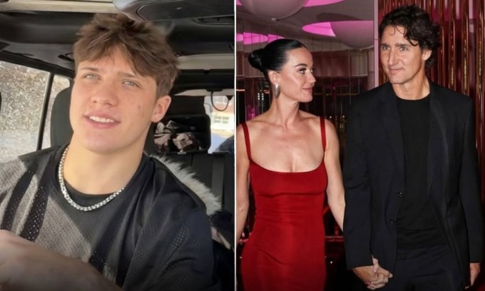 Con trai cựu Thủ tướng Canada khen ngợi Katy Perry.