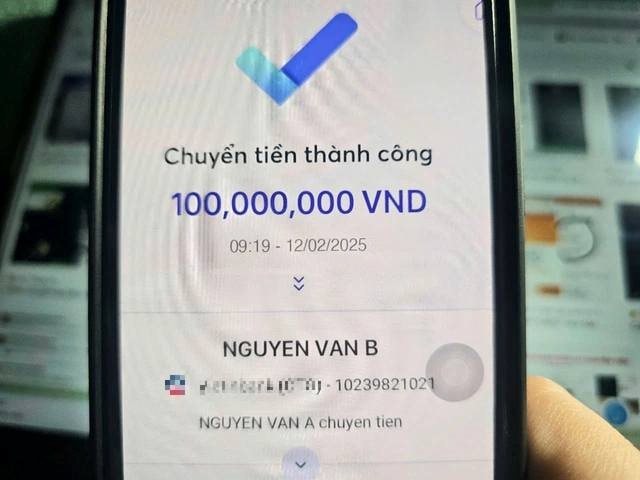 Công an khuyến cáo tất cả người dân gặp trường hợp này phải lưu ngay bill chuyển khoản, mã giao dịch- Ảnh 1.
