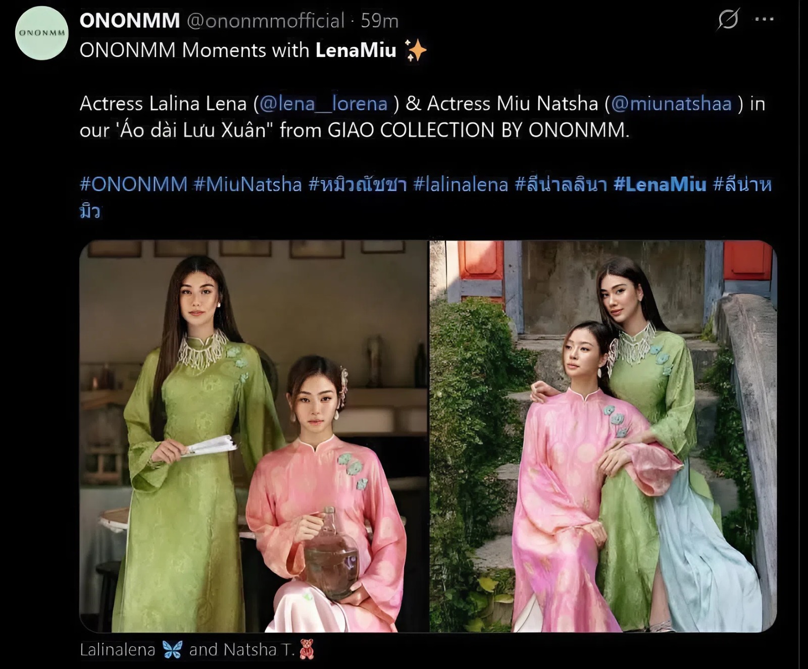 Couple nổi tiếng Thái Lan đăng tâm thư xin lỗi vì gọi áo dài Việt Nam là trang phục truyền thống Trung Hoa- Ảnh 6.