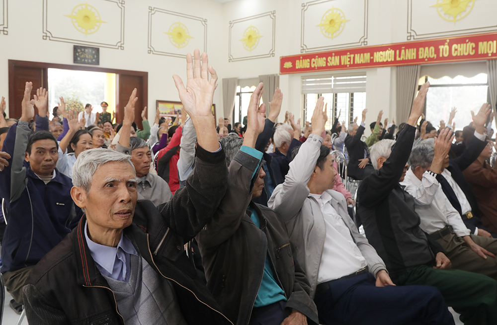 Cử tri tín nhiệm tuyệt đối đại tướng Nguyễn Tân Cương ứng cử đại biểu Quốc hội khóa XVI- Ảnh 1.