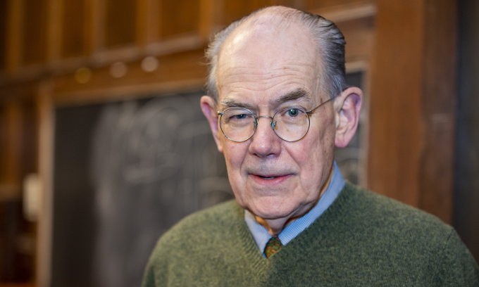 Giáo sư John Mearsheimer hồi năm 2023. Ảnh: Đại học Chicago