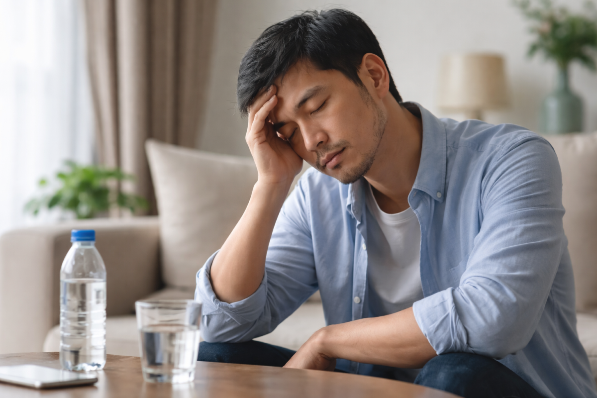 Dau hieu canh bao nhoi mau co tim sau bua