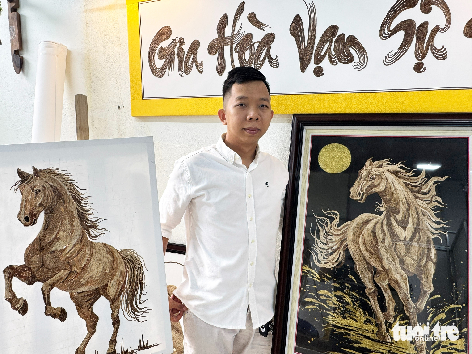 tranh ngựa - Ảnh 1.