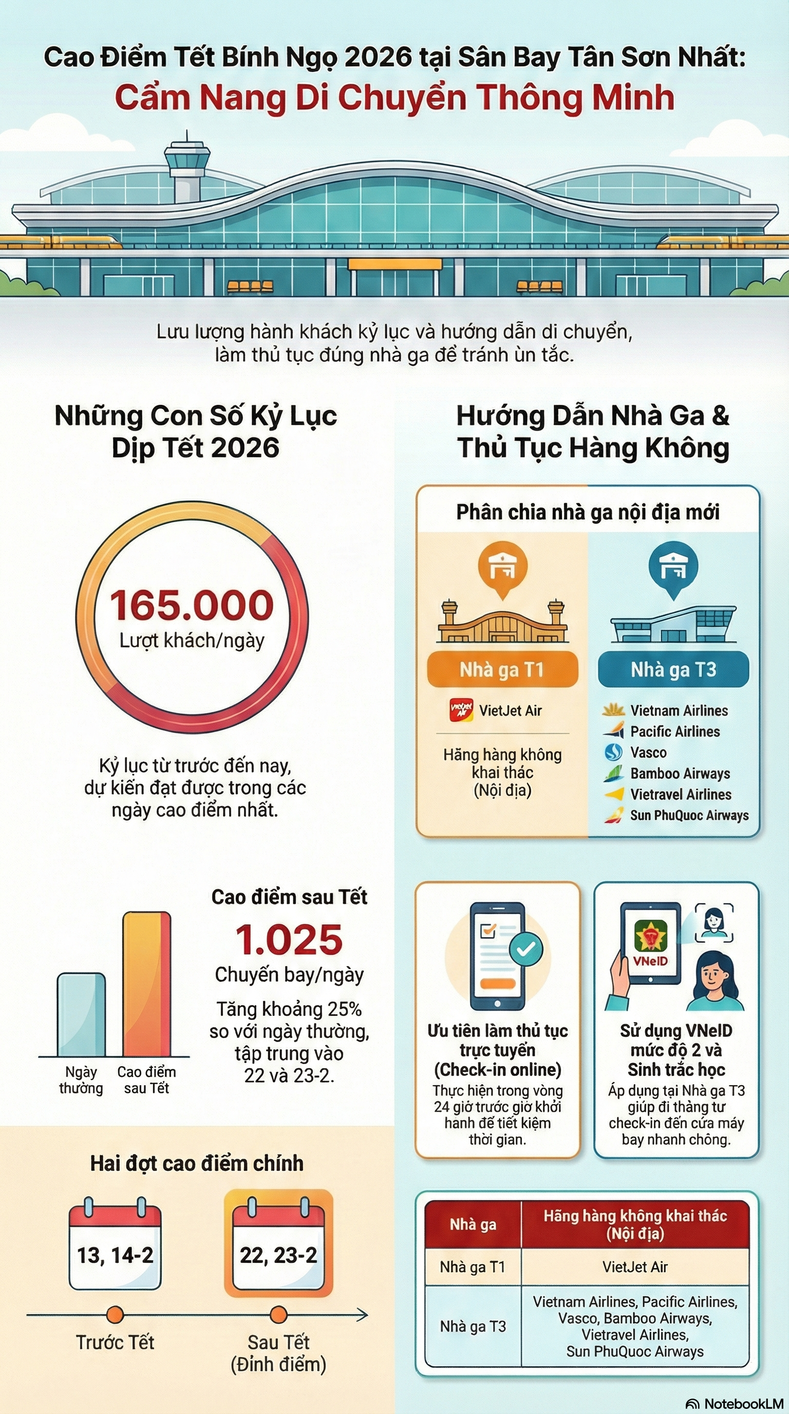 Đừng để trễ chuyến vì nhầm nhà ga Tân Sơn Nhất dịp Tết- Ảnh 2.