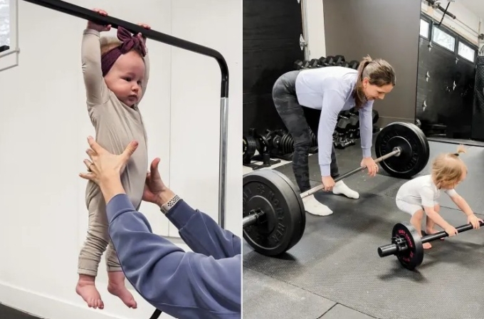 Kayla Fontaine và con gái. Ảnh: Kayla Fontaine