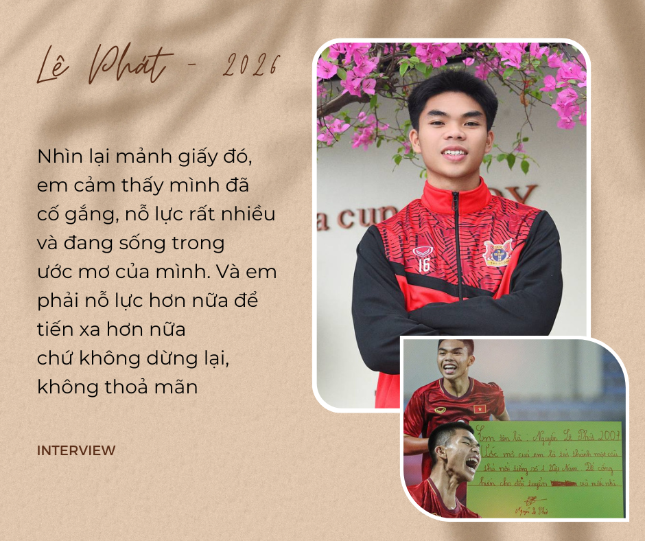 Phỏng vấn Lê Phát U23 Việt Nam: Phỏng vấn Lê Phát U23 Việt Nam: