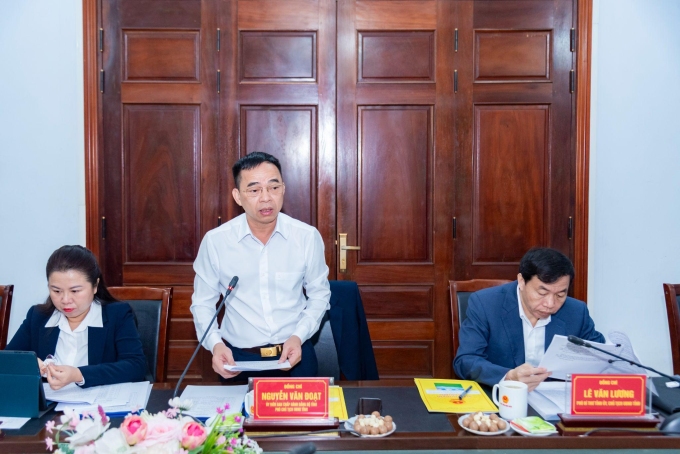 Ông Nguyễn Văn Đoạt, Uỷ viên Ban chấp hành Đảng bộ, Phó chủ tịch UBND Điện Biên phát biểu tại sự kiện. Ảnh: FPT