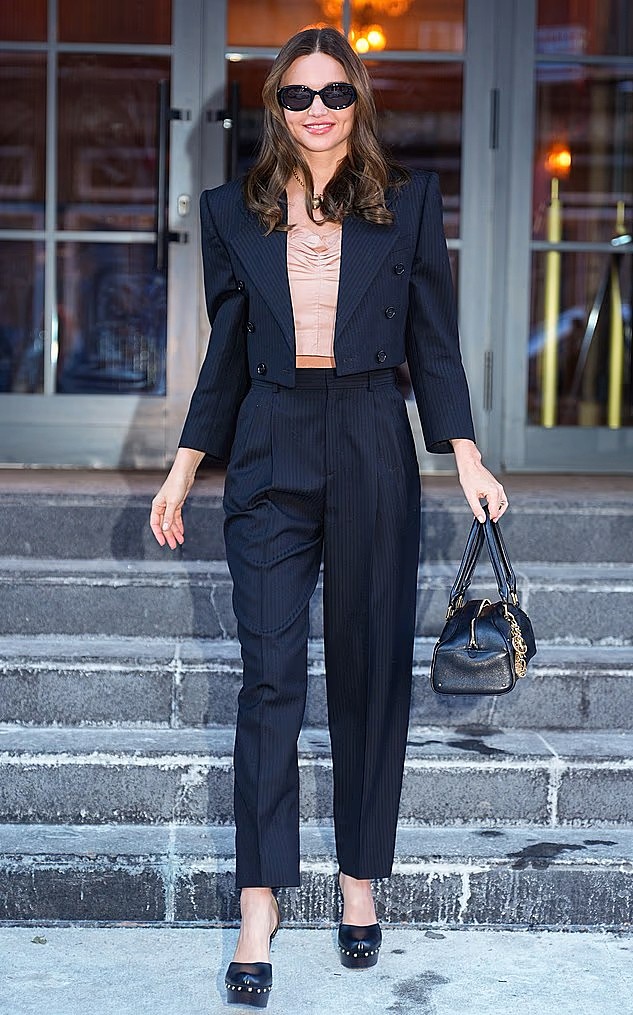 Miranda Kerr ở New York hôm thứ Hai. Ảnh: GC