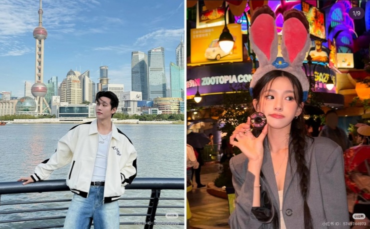 Thượng Hải là địa điểm ưa thích của giới trẻ Hàn Quốc. Nguồn: Xiaohongshu