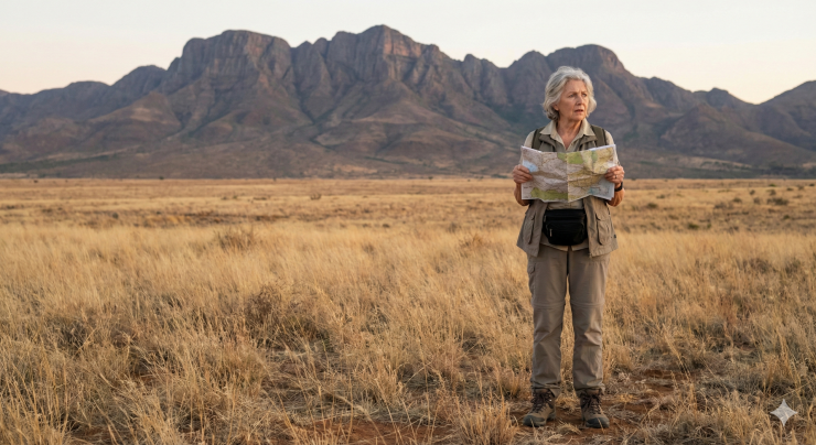 Nữ du khách Anh mất tích 4 tháng tại núi Ghost vẫn chưa được tìm thấy. Ảnh minh họa: AI.