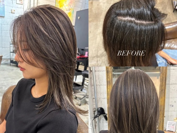 Nhờ có sắc tro lạnh pha trong nền nâu, gam màu này giúp trung hòa ánh trắng của sợi bạc.