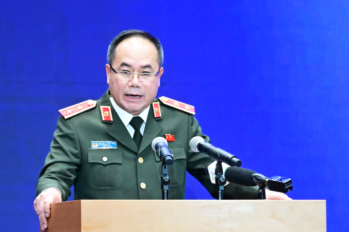 Trung tướng Nguyễn Thanh Tùng, Giám đốc Công an Hà Nội. Ảnh: Trọng Đạt