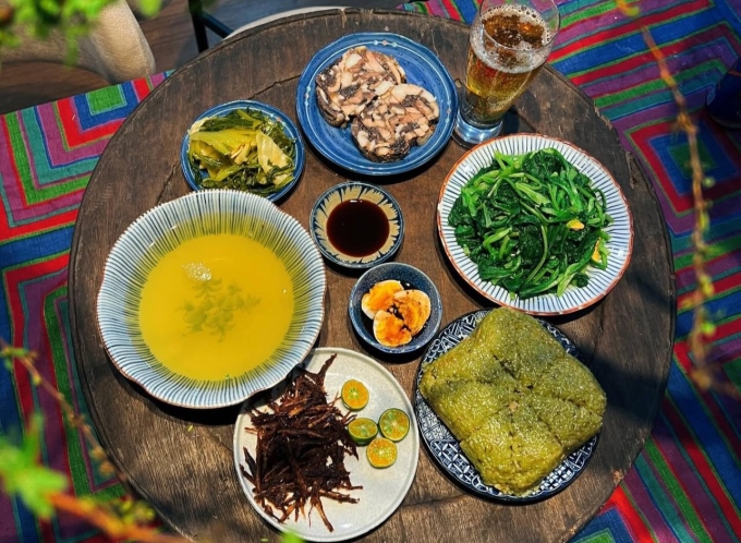 Một miếng bánh chưng cỡ vừa tương đương nhu cầu năng lượng ⅓ bữa ăn chính. Ảnh minh họa: Xuân Nguyễn