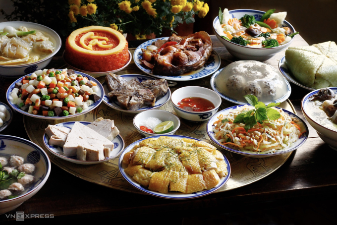 Cổ Tết của người Hà Nội xưa. Ảnh: Bùi Thủy