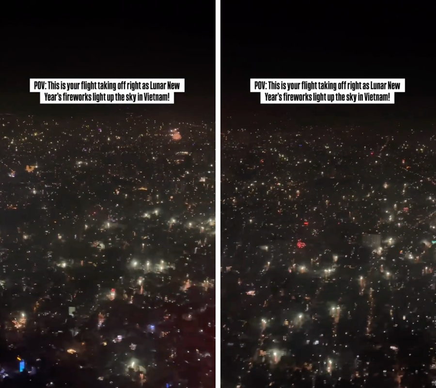 Hàng trăm hành khách vỡ òa trên chuyến bay hạnh phúc nhất Việt Nam dịp Tết Bính Ngọ khi chứng kiến phép màu lúc 0 giờ- Ảnh 3.