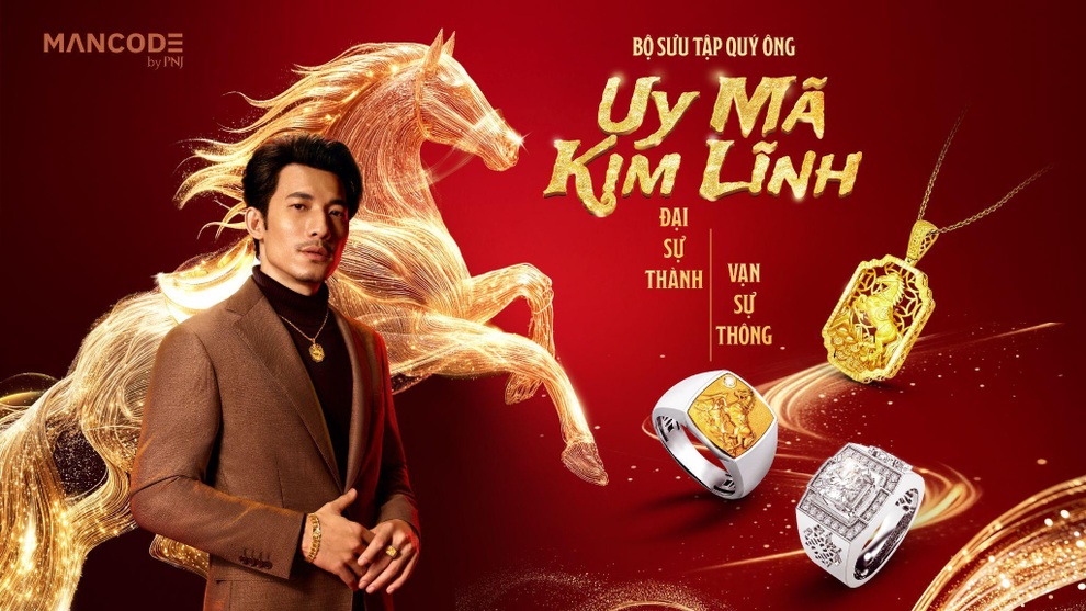 Hình tượng chiến mã trong bộ sưu tập Uy Mã Kim Lĩnh của MANCODE by PNJ - 1