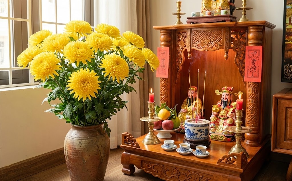 Hoa cúng ngày vía Thần Tài nên chọn loại nào?- Ảnh 1.